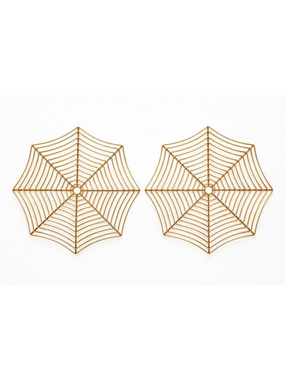 Rachel Zoe SET OF 2 Halloween Haunted House Beaded Placemat Charger 15” New!
